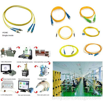 FC Sc Single Mode Simplex Fiber Optic Patch Cord